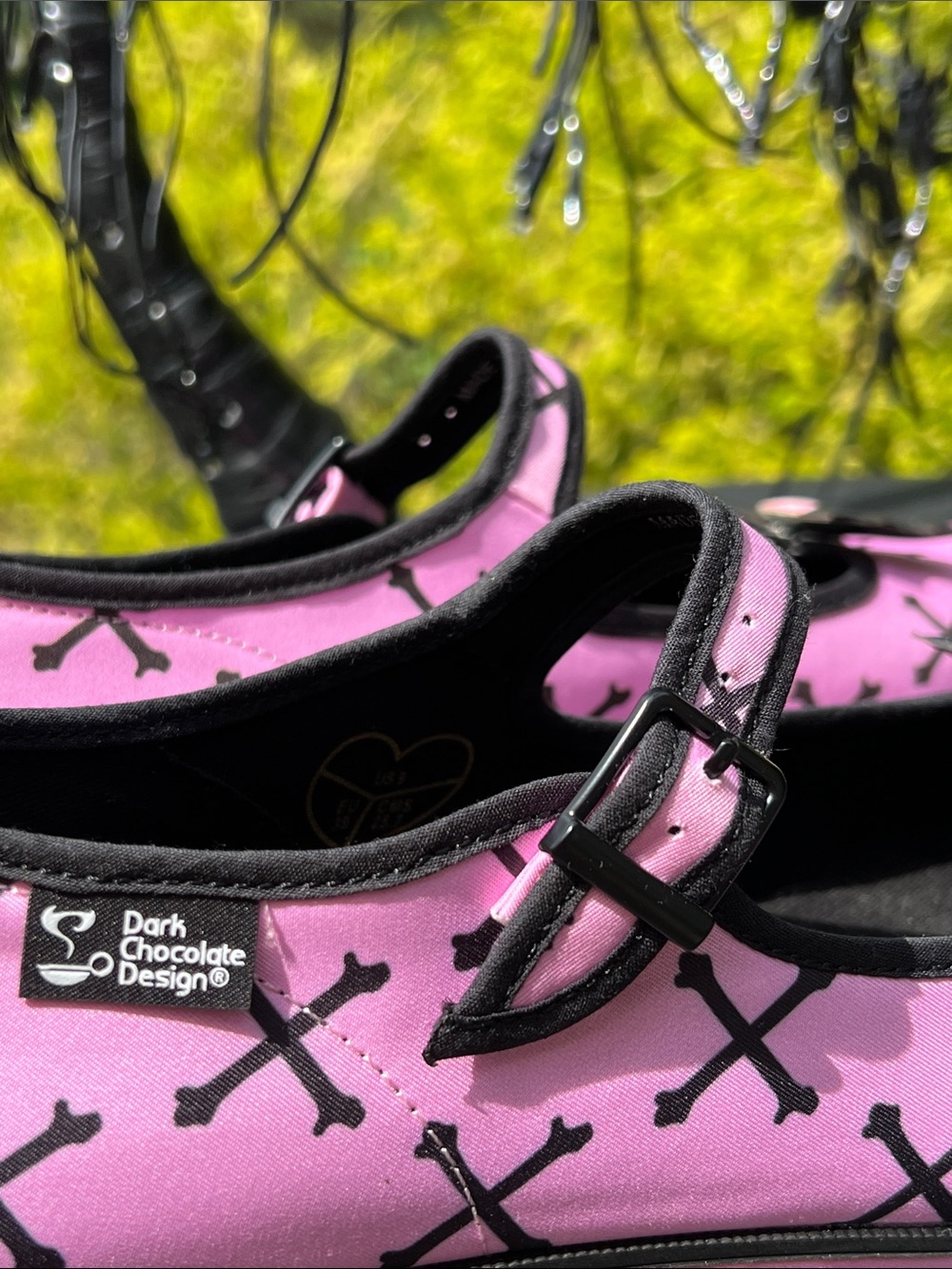 Hot Chocolate Design Chocolaticas® Pink Bones Mary Jane Platform Shoes Halloween - Picture 12 of 17